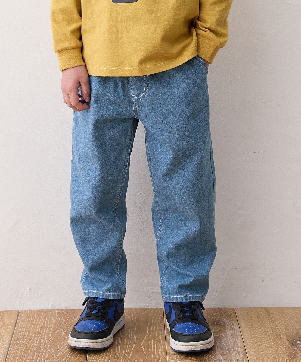 【エニファム/any FAM / KIDS】のロングパンツ インテリア・キッズ・メンズ・レディースファッション・服の通販 founy(ファニー) 　ファッション　Fashion　キッズファッション　KIDS　ボトムス　Bottoms/Kids　春　Spring　シンプル　Simple　スマホ　Smartphone　デニム　Denim　ポケット　Pocket　ロング　Long　S/S・春夏　Ss・Spring/Summer　夏　Summer　ブルーデニム|ID: prp329100004488929 ipo3291000000031974760
