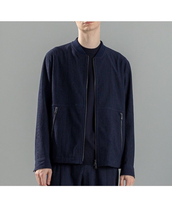 【ジョゼフ オム/JOSEPH HOMME / MEN】の新素材【洗える/速乾性/通気性/ストレッチ】トリコサッカーストレッチ ジップアップブルゾン インテリア・キッズ・メンズ・レディースファッション・服の通販 founy(ファニー) https://founy.com/ ファッション Fashion メンズファッション MEN アウター Coats Outerwear/Men ブルゾン Blouson/Jackets 春 Spring 洗える Washable カフス Cuffs サッカー Soccer ジップ Zip ジャケット Jacket ストレッチ Stretch セットアップ Set Up ドローコード Draw Cord フロント Front ブルゾン Blouson ポケット Pocket S/S・春夏 Ss・Spring/Summer 再入荷 Restock/Back In Stock/Re Arrival 夏 Summer |ID: prp329100004488932 ipo3291000000031950668