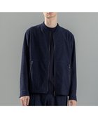 【ジョゼフ オム/JOSEPH HOMME / MEN】の新素材【洗える/速乾性/通気性/ストレッチ】トリコサッカーストレッチ ジップアップブルゾン ネイビー系|ID: prp329100004488932 ipo3291000000031950669
