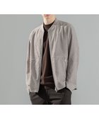 【ジョゼフ オム/JOSEPH HOMME / MEN】の新素材【洗える/速乾性/通気性/ストレッチ】トリコサッカーストレッチ ジップアップブルゾン ライトグレー系|ID: prp329100004488932 ipo3291000000031950670