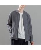 【ジョゼフ オム/JOSEPH HOMME / MEN】の新素材【洗える/速乾性/通気性/ストレッチ】トリコサッカーストレッチ ジップアップブルゾン 【追加カラー】グレー系|ID: prp329100004488932 ipo3291000000032616464