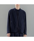 【ジョゼフ オム/JOSEPH HOMME / MEN】の新素材【洗える/速乾性/通気性/ストレッチ】トリコサッカーストレッチ ジップアップブルゾン ネイビー系|ID: prp329100004488932 ipo3291000000032990464