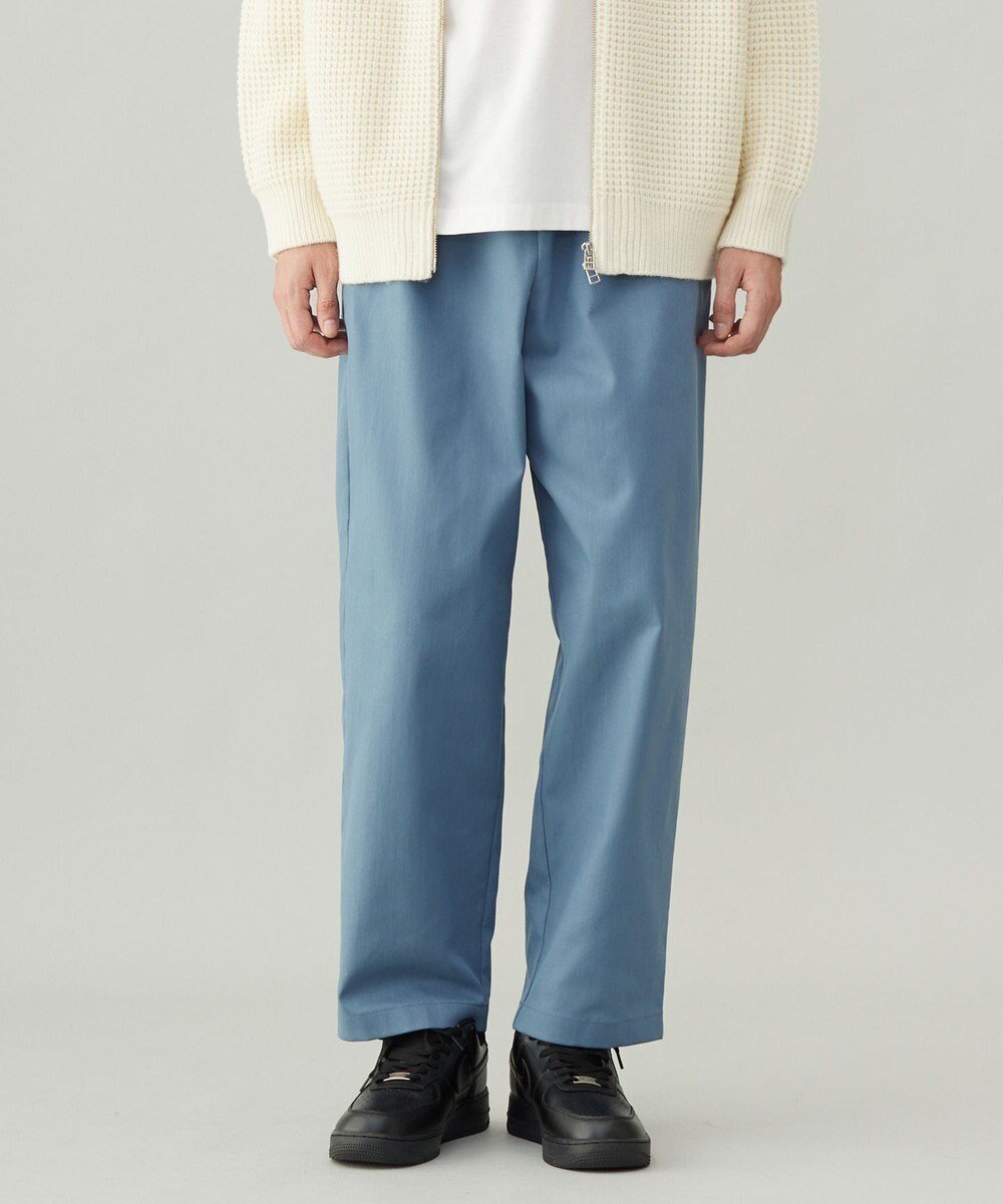 【アンフィーロ/UNFILO / MEN】の【新色追加】FINE MOVE デニム イージーギャザーパンツ 24年商品 インテリア・キッズ・メンズ・レディースファッション・服の通販 founy(ファニー) 　ファッション　Fashion　メンズファッション　Fashion for Men　ボトムス　Bottoms　デニムパンツ・ジーンズ　Denim Pants　ストレッチ　Stretch, Stretchy Fabric　スラックス　Slacks, Dress Pants　デニム　Denim, Jeans Material　ワイド　Wide, Wide Fit　A/W・秋冬　Autumn/Winter　S/S・春夏　SS, Spring/Summer, Warm Season　夏　Summer　スモーキー ブルー|ID: prp329100004488933 ipo3291000000034410217