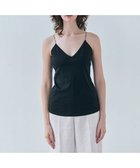 【ベイジ,/BEIGE,】の【洗える・Precious 7月号掲載】ABELIA / コットンVラインカップ付きキャミソール Black|ID: prp329100004488963 ipo3291000000033452394
