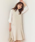 【フェルゥ/Feroux】の【新型・洗える】リボンデザイン ダンボールワンピース アイボリー系|ID: prp329100004488990 ipo3291000000031648501