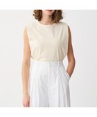 【アンクレイヴ/uncrave】の【UVカット・接触冷感・洗濯機洗い可】ダブルフェイスジャージー ノースリーブカットソー エクリュ|ID: prp329100004488993 ipo3291000000031687161