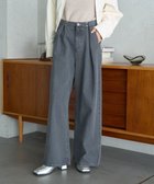 【アースミュージックアンドエコロジー/earth music&ecology】のタックホックデニムパンツ Light Gray|ID: prp329100004489001 ipo3291000000031977140