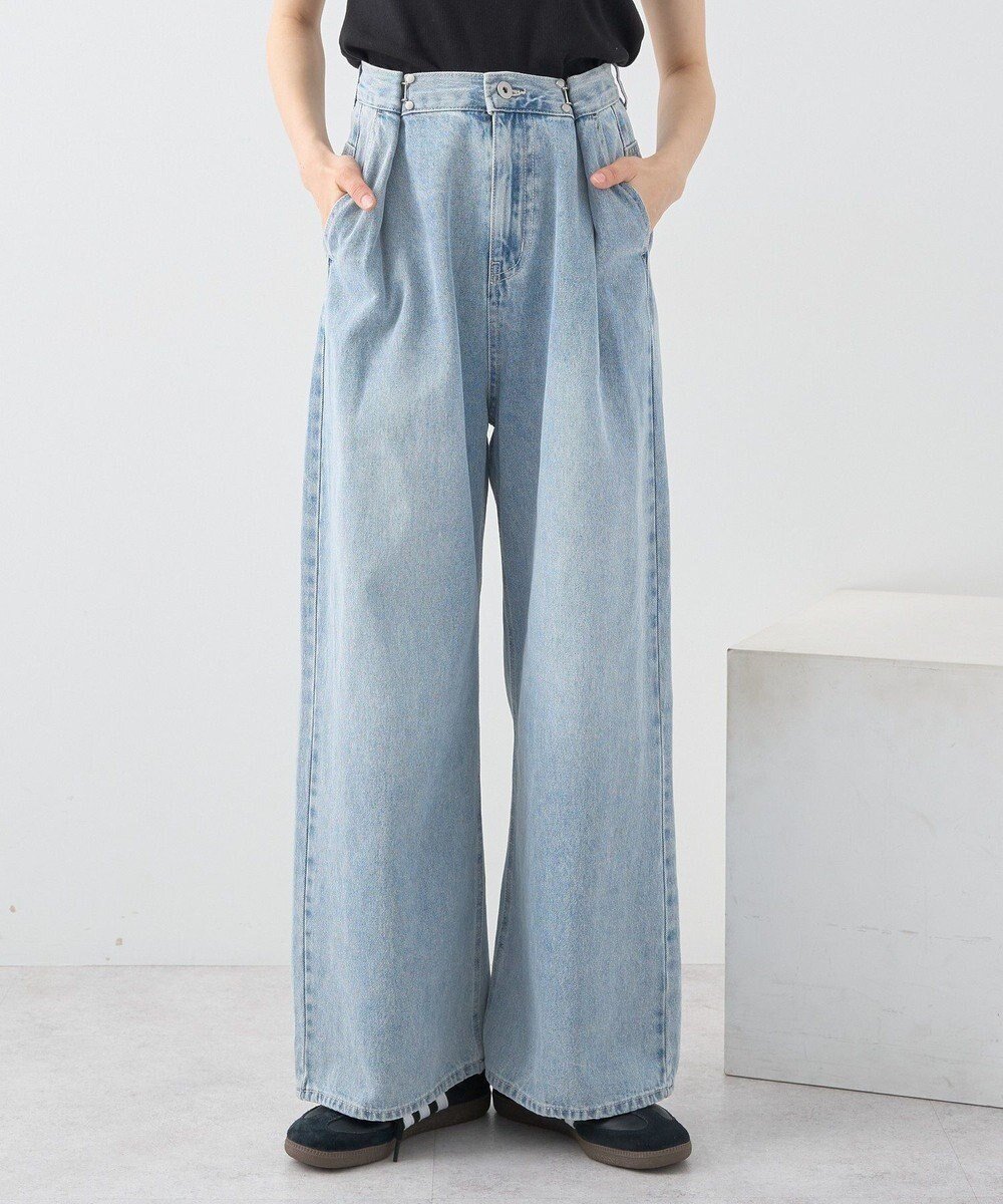 【アースミュージックアンドエコロジー/earth music&ecology】のタックホックデニムパンツ 人気、トレンドファッション・服の通販 founy(ファニー) 　ファッション　Fashion　レディースファッション　Ladies' Fashion Online　パンツ　Pants　デニムパンツ　Denim Pants　おすすめ　Recommend　コンパクト　Compact　デニム　Denim　トレンド　Trend　ポケット　Pocket　人気　Popularity　夏　Summer　定番　Standard　春　Spring　S/S・春夏　Ss・Spring/Summer　 other-1|ID: prp329100004489001 ipo3291000000032526619