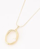 【エニィ スィス/any SiS】のドロップメタルネックレス ゴールド|ID: prp329100004489013 ipo3291000000031990709