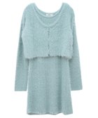 【アースミュージックアンドエコロジー/earth music&ecology】のSET2点シャギーショートカーデ+ミニワンピース Mint Green|ID: prp329100004489022 ipo3291000000033554519