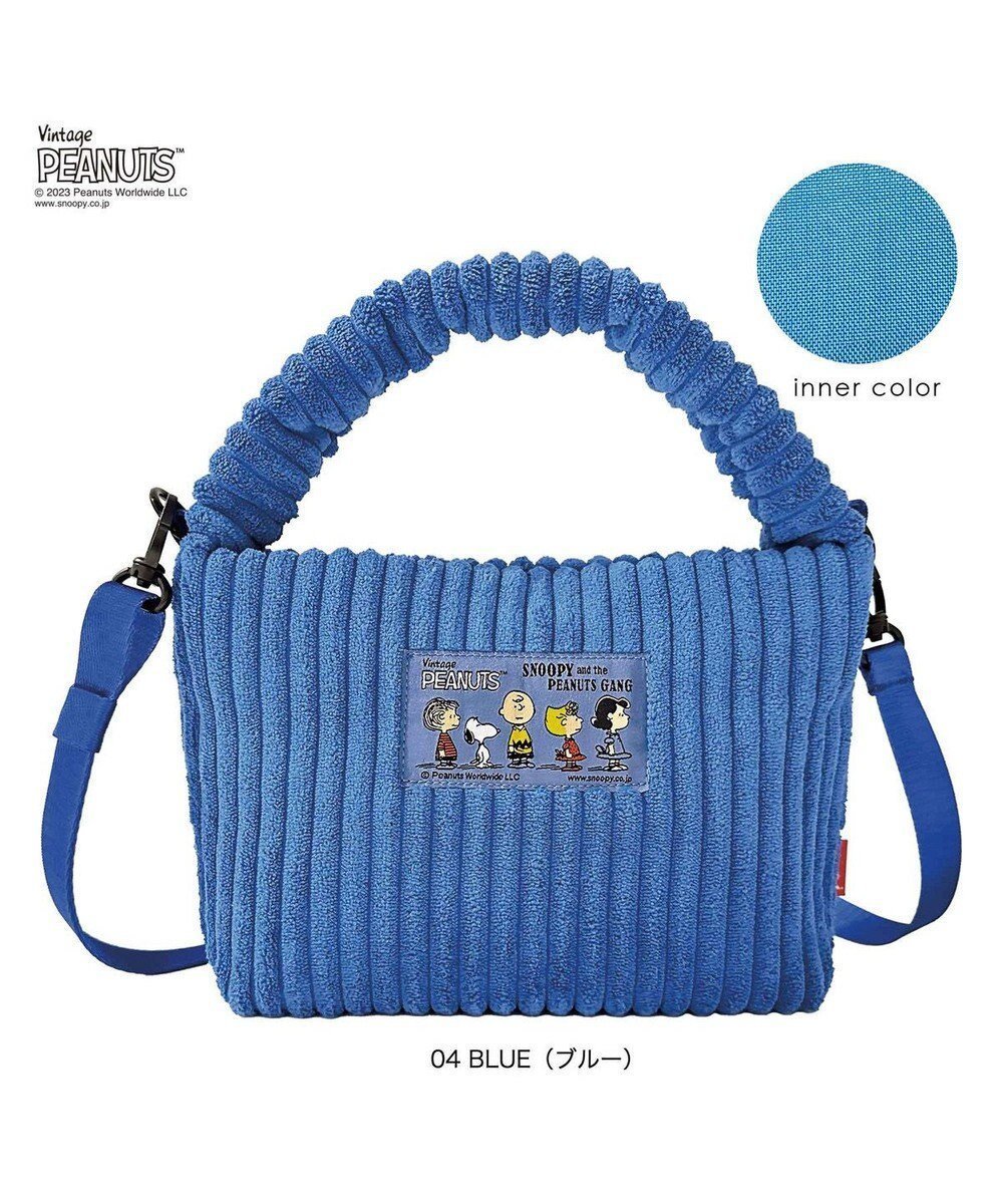 【ルートート/ROOTOTE】の8348【スヌーピー】IP.デリ.コーデュロイ.ピーナッツ-8U インテリア・キッズ・メンズ・レディースファッション・服の通販 founy(ファニー) 　ファッション　Fashion　レディースファッション　WOMEN　カメラ　Camera　コーデュロイ　Corduroy　ショルダー　Shoulder　スマホ　Smartphone　財布　Wallet　ポケット　Pocket　ポーチ　Pouch　NEW・新作・新着・新入荷　New Arrivals　04:ブルー|ID: prp329100004489025 ipo3291000000031900497