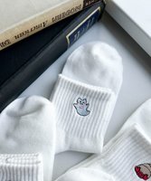 【ウィゴー/WEGO】のアニマル刺繍アンクル底パイルソックス 人気、トレンドファッション・服の通販 founy(ファニー) ファッション Fashion レディースファッション WOMEN ソックス Socks レッグウェア Legwear おすすめ Recommend アニマル Animal アンクル Uncle スニーカー Sneakers スマホ Smartphone ソックス Socks ワンポイント One Point 再入荷 Restock/Back In Stock/Re Arrival |ID:prp329100004489051