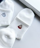 【ウィゴー/WEGO】のアニマル刺繍アンクル底パイルソックス 柄2|ID: prp329100004489051 ipo3291000000031979335