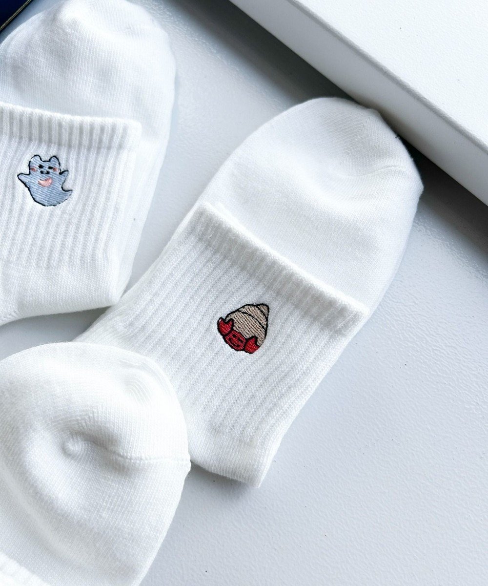 【ウィゴー/WEGO】のアニマル刺繍アンクル底パイルソックス インテリア・キッズ・メンズ・レディースファッション・服の通販 founy(ファニー) 　ファッション　Fashion　レディースファッション　WOMEN　ソックス　Socks　レッグウェア　Legwear　おすすめ　Recommend　アニマル　Animal　アンクル　Uncle　スニーカー　Sneakers　スマホ　Smartphone　ソックス　Socks　ワンポイント　One Point　再入荷　Restock/Back In Stock/Re Arrival　柄2|ID: prp329100004489051 ipo3291000000031979335