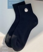 【ウィゴー/WEGO】のアニマル刺繍アンクル底パイルソックス 柄10|ID: prp329100004489051 ipo3291000000031979348