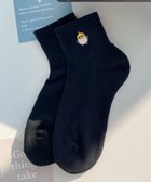 【ウィゴー/WEGO】のアニマル刺繍アンクル底パイルソックス 柄11|ID: prp329100004489051 ipo3291000000031979350