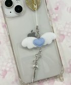 【ウィゴー/WEGO】のハートエンジェルキーホルダー サックス|ID: prp329100004489061 ipo3291000000032743744