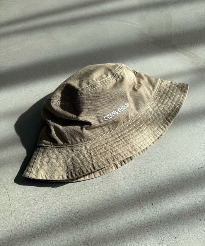 【ウィゴー/WEGO】の【ユニセックス着用ITEM】CONVERSE TWILL NEW LOGO BUCKETHAT インテリア・キッズ・メンズ・レディースファッション・服の通販 founy(ファニー) https://founy.com/ ファッション Fashion レディースファッション Ladies' Fashion Online 帽子 Hats シューズ Shoes シンプル Simple スマホ Smartphone ツイル Twill フロント Front 帽子 Hat ラバー Rubber |ID: prp329100004489071 ipo3291000000032597487