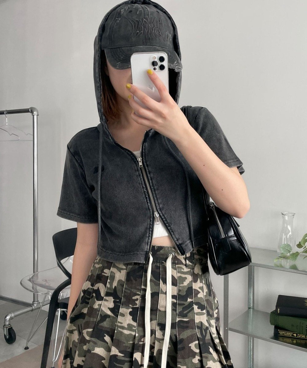 【ウィゴー/WEGO】のリブハンソデジップパーカー 人気、トレンドファッション・服の通販 founy(ファニー) 　ファッション　Fashion　レディースファッション　WOMEN　トップス・カットソー　Tops/Tshirt　パーカ　Sweats　インナー　Inner　春　Spring　キャミ　Cami　スマホ　Smartphone　タンク　Tank　トレンド　Trend　ハーフ　Half　パーカー　Hoodie　半袖　Short Sleeve　ロング　Long　S/S・春夏　Ss・Spring/Summer　再入荷　Restock/Back In Stock/Re Arrival　おすすめ　Recommend　夏　Summer　 other-1|ID: prp329100004489076 ipo3291000000031831553