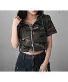 【ウィゴー/WEGO】のリブハンソデジップパーカー 柄1|ID: prp329100004489076 ipo3291000000031831555