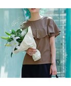 【エニィ スィス/any SiS】の【前後着用・UVケア・洗える】2WAYジョーゼットジャージーフリル カットソー モカ|ID: prp329100004489079 ipo3291000000032758031