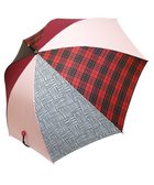 【プラスリング/+RING】の【UVカット95%以上】【UPF50+】プラスリング 長傘60cm WNE T1281 赤|ID: prp329100004489080 ipo3291000000032744063