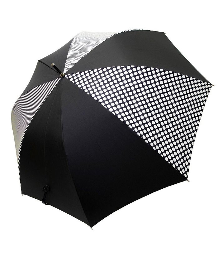 【プラスリング/+RING】の【UVカット95%以上】【UPF50+】プラスリング 長傘60cm BLK T1276 インテリア・キッズ・メンズ・レディースファッション・服の通販 founy(ファニー) https://founy.com/ ファッション Fashion レディースファッション WOMEN 傘 / レイングッズ Umbrellas/Rainwear おすすめ Recommend グラス Glass ラップ Wrap 傘 Umbrella |ID: prp329100004489081 ipo3291000000031831568