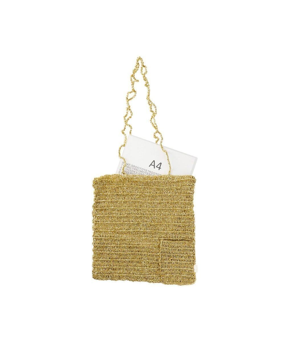 【ルートート/ROOTOTE】の1091【手編みカゴバッグ風】SC.トール.クロッシュメタリック-A インテリア・キッズ・メンズ・レディースファッション・服の通販 founy(ファニー) ファッション Fashion レディースファッション Fashion for Women アクセサリー Fashion Accessories インド Indian Textile ウォレット Wallet カメラ Camera Accessories シンプル Simple, Minimal 手編み Hand-Knitted, Handmade Knit ポケット Pocket, Pocket Detail メタリック Metallic, Shiny Finish 01:ゴールド|ID: prp329100004489085 ipo3291000000033553653