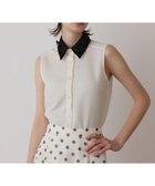 【グレース コンチネンタル/GRACE CONTINENTAL】のシアーメッシュノースリーブ キナリ|ID: prp329100004489092 ipo3291000000031832298