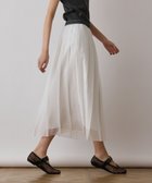 【グレース コンチネンタル/GRACE CONTINENTAL】のマットシアープリーツスカート ホワイト|ID: prp329100004489096 ipo3291000000031832313