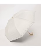 【アンビリオン/UNBILLION】のカシュネ cachenez / PUグレースフラワー刺繍トップレス2段折りたたみ傘 ホワイト|ID: prp329100004489126 ipo3291000000032599081