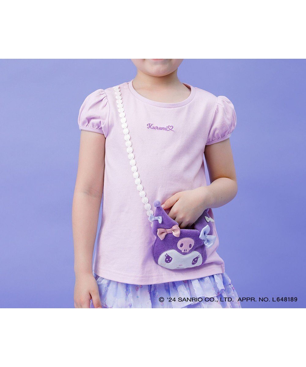 【エニファム/any FAM / KIDS】の【サンリオキャラクターズ×any FAM】ポシェットTシャツ インテリア・キッズ・メンズ・レディースファッション・服の通販 founy(ファニー) 　ファッション　Fashion　キッズファッション　KIDS　トップス・カットソー　Tops/Tees/Kids　カットソー　Cut And Sew　シンプル　Simple　ポシェット　Pochette　夏　Summer　春　Spring　S/S・春夏　Ss・Spring/Summer　ラベンダー×クロミ|ID: prp329100004490735 ipo3291000000031902001