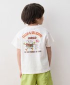【エニファム/any FAM / KIDS】のバックプリント 半袖Tシャツ オフホワイト(ハンバーガー)|ID: prp329100004490736 ipo3291000000031961540
