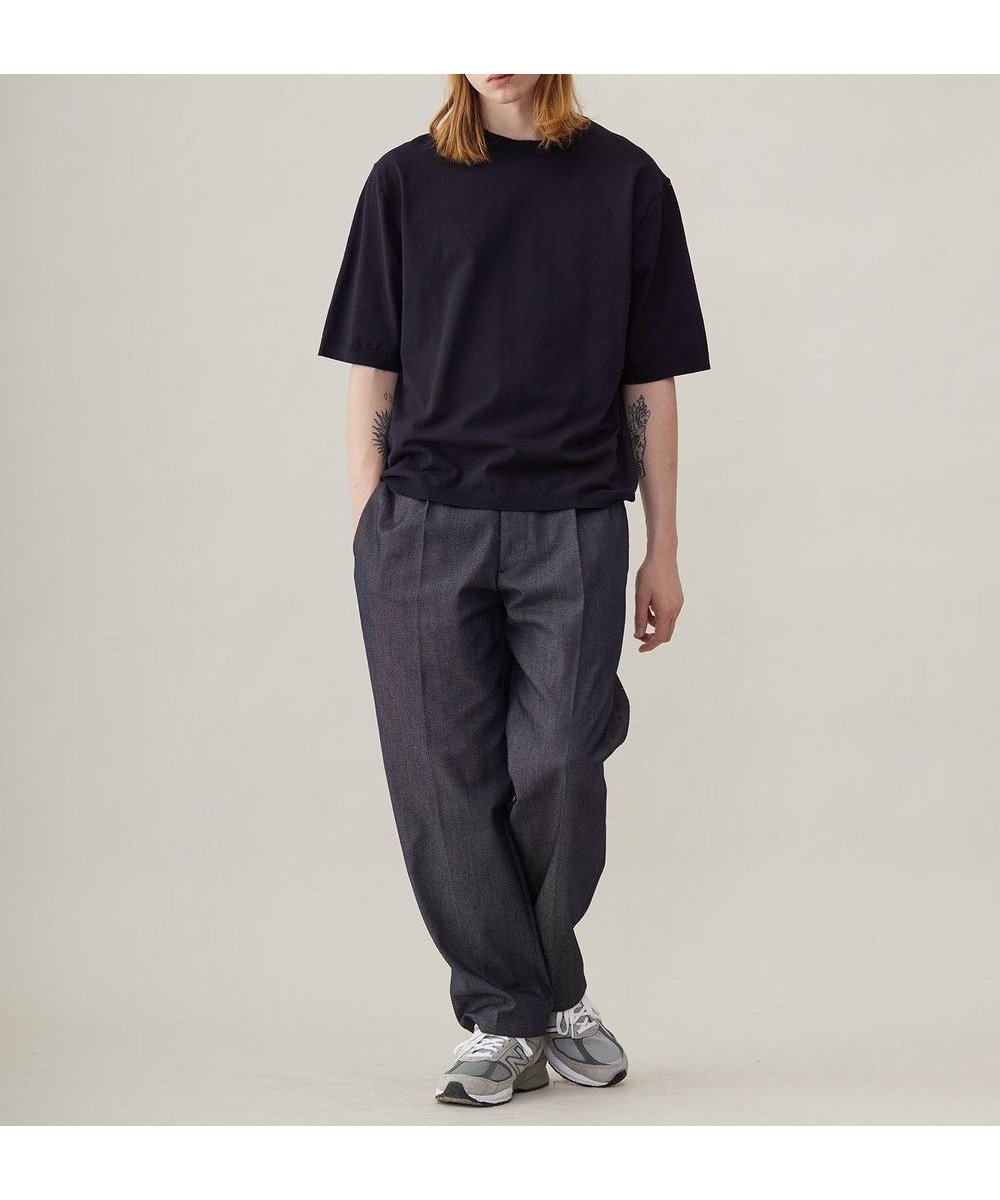 【アンフィーロ/UNFILO / MEN】のFINE MOVE クルーネック ニット 24年春夏商品 インテリア・キッズ・メンズ・レディースファッション・服の通販 founy(ファニー) 　ファッション　Fashion　メンズファッション　MEN　トップス・カットソー　Tops/Tshirt/Men　ニット　Knit Tops　セーター　Sweater　ロング　Long　エレガント 上品　Elegant　夏　Summer　春　Spring　S/S・春夏　Ss・Spring/Summer　ネイビー|ID: prp329100004490759 ipo3291000000031824023