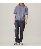 【アンフィーロ/UNFILO / MEN】のFINE MOVE クルーネック ニット 24年春夏商品 ブルーボーダー|ID: prp329100004490759 ipo3291000000031824024