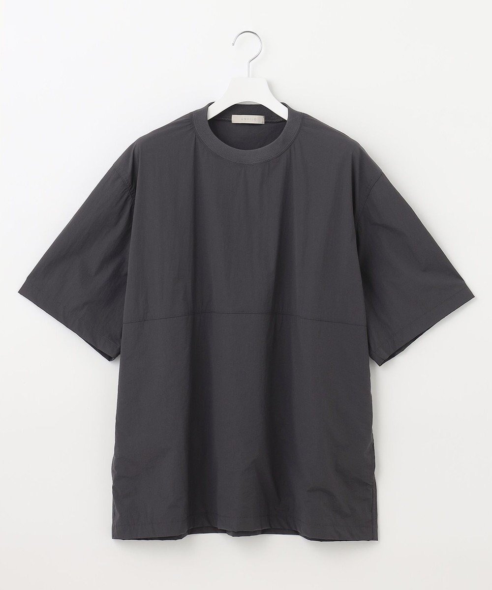 【アンフィーロ/UNFILO / MEN】のLight Move プルオーバーTシャツ インテリア・キッズ・メンズ・レディースファッション・服の通販 founy(ファニー) 　ファッション　Fashion　メンズファッション　MEN　トップス・カットソー　Tops/Tshirt/Men　シャツ　Shirts　春　Spring　カットソー　Cut And Sew　抗菌　Antibacterial　軽量　Lightweight　シンプル　Simple　ストレッチ　Stretch　2022年　2022　S/S・春夏　Ss・Spring/Summer　2022 春夏 S/S　Ss,Spring/Summer,2022　夏　Summer　チャコール|ID: prp329100004490777 ipo3291000000031950759