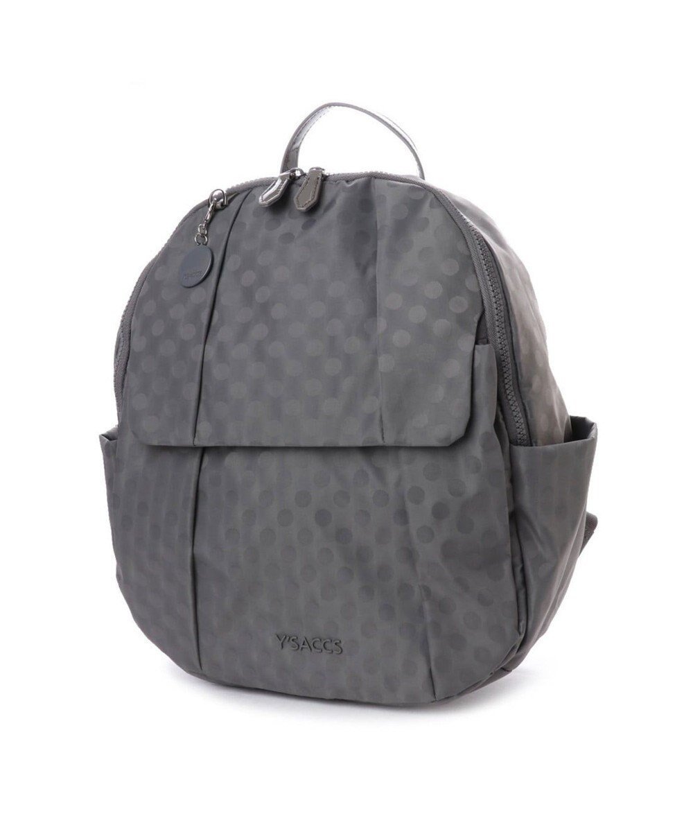 【イザック/Y'SACCS】の【ムック本掲載】Polka Dots リュックサック インテリア・キッズ・メンズ・レディースファッション・服の通販 founy(ファニー) ファッション Fashion レディースファッション Fashion for Women バッグ Bags エナメル Patent Leather コンビ Combo, Combination Style スタイリッシュ Stylish, Fashionable トラベル Travel, Travel Gear ドット Polka Dot, Dot Pattern フラップ Flap, Flap Pocket フロント Front, Front Design ポケット Pocket, Pocket Detail リュック Backpack, Rucksack エレガント 上品 Elegant グレー|ID: prp329100004490802 ipo3291000000033642124