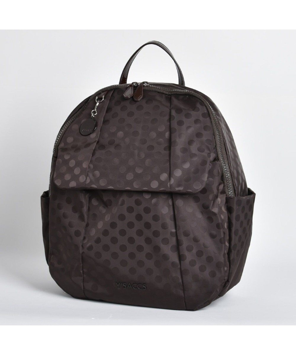 【イザック/Y'SACCS】の【ムック本掲載】Polka Dots リュックサック インテリア・キッズ・メンズ・レディースファッション・服の通販 founy(ファニー) ファッション Fashion レディースファッション Fashion for Women バッグ Bags エナメル Patent Leather コンビ Combo, Combination Style スタイリッシュ Stylish, Fashionable トラベル Travel, Travel Gear ドット Polka Dot, Dot Pattern フラップ Flap, Flap Pocket フロント Front, Front Design ポケット Pocket, Pocket Detail リュック Backpack, Rucksack エレガント 上品 Elegant チョコ|ID: prp329100004490802 ipo3291000000033642125