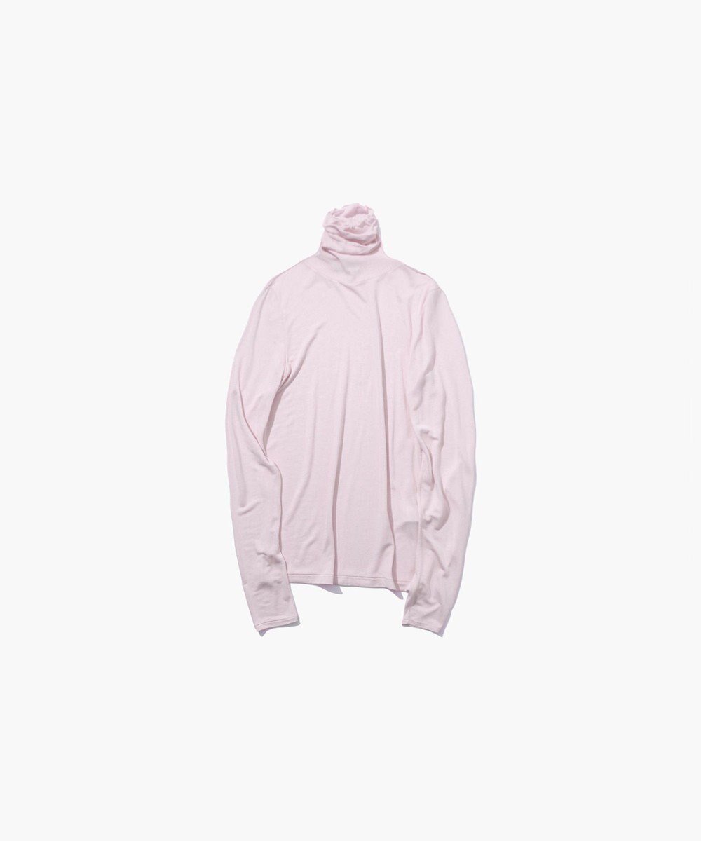 【エイトン/ATON】のMODAL SILK JERSEY タートルネック インテリア・キッズ・メンズ・レディースファッション・服の通販 founy(ファニー) 　ファッション　Fashion　レディースファッション　WOMEN　トップス・カットソー　Tops/Tshirt　シャツ/ブラウス　Shirts/Blouses　ロング / Tシャツ　T-Shirts　カットソー　Cut and Sewn　タートルネック　Turtleneck　カットソー　Cut And Sew　シルク　Silk　タートルネック　Turtleneck　レギュラー　Regular　夏　Summer　春　Spring　S/S・春夏　Ss・Spring/Summer　PINK|ID: prp329100004490807 ipo3291000000031916162