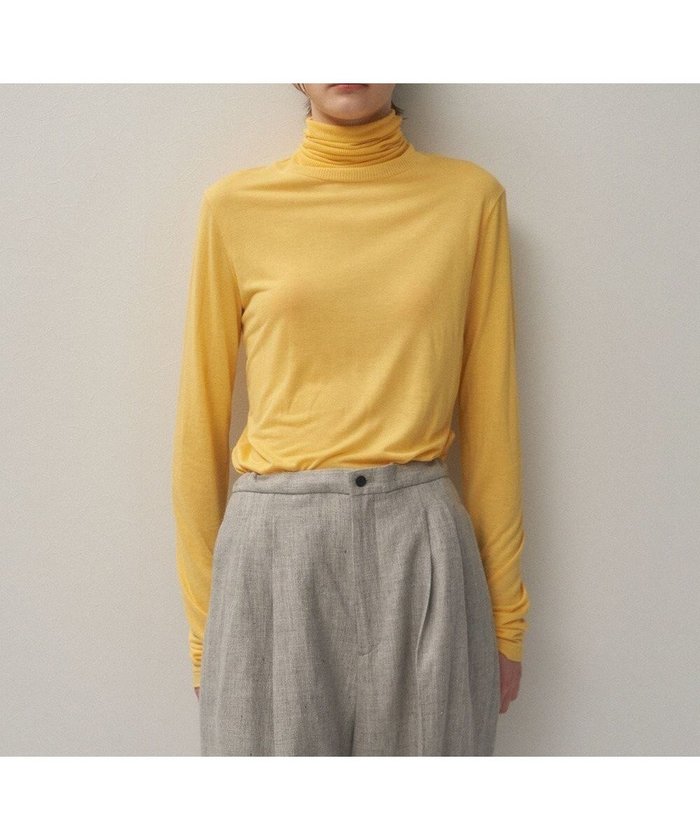 【エイトン/ATON】のMODAL SILK JERSEY タートルネック インテリア・キッズ・メンズ・レディースファッション・服の通販 founy(ファニー) https://founy.com/ ファッション Fashion レディースファッション Fashion for Women トップス・カットソー Cut & Sew Tops シャツ・ブラウス・オフィスカジュアル Elegant Blouses & Button-Ups ロングTシャツ・Tシャツ Longline T-Shirts & Tees カットソー・ベーシックTシャツ Cut-and-Sewn Tops / Stretch Tees & Basics タートルネック・ハイネックトップス Turtlenecks & High-Neck Tops 新作・新入荷 New Arrivals / New In カットソー Cut and Sewn Top シルク Silk, 100% Silk タートルネック Turtleneck, High Neck 夏 Summer S/S・春夏 SS, Spring/Summer, Warm Season A/W・秋冬 Autumn/Winter |ID: prp329100004490807 ipo3291000000032722102