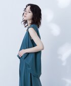 【ジェイプレスヨークストリート/J.PRESS YORK STREET】の【WOMEN】タックノースリーブ プルオーバー ダークグリーン系|ID: prp329100004490952 ipo3291000000031991015
