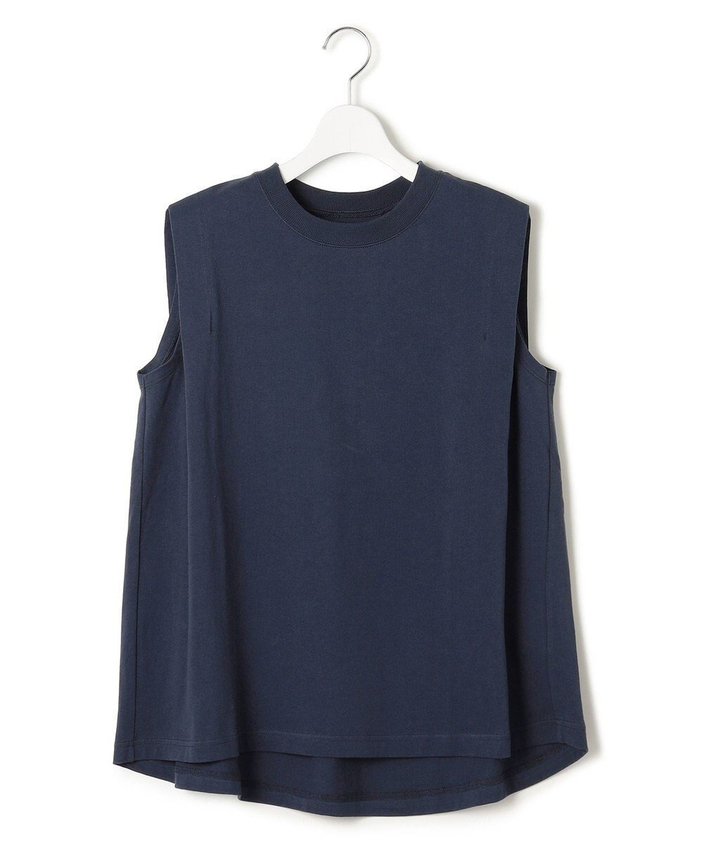 【ジェイプレスヨークストリート/J.PRESS YORK STREET】の【WOMEN】タックノースリーブ プルオーバー インテリア・キッズ・メンズ・レディースファッション・服の通販 founy(ファニー) 　ファッション　Fashion　レディースファッション　WOMEN　トップス・カットソー　Tops/Tshirt　キャミソール / ノースリーブ　No Sleeves　シャツ/ブラウス　Shirts/Blouses　ロング / Tシャツ　T-Shirts　プルオーバー　Pullover　カットソー　Cut and Sewn　おすすめ　Recommend　カットソー　Cut And Sew　ノースリーブ　No Sleeve　バランス　Balance　フレア　Flare　夏　Summer　春　Spring　S/S・春夏　Ss・Spring/Summer　ネイビー系|ID: prp329100004490952 ipo3291000000031991016