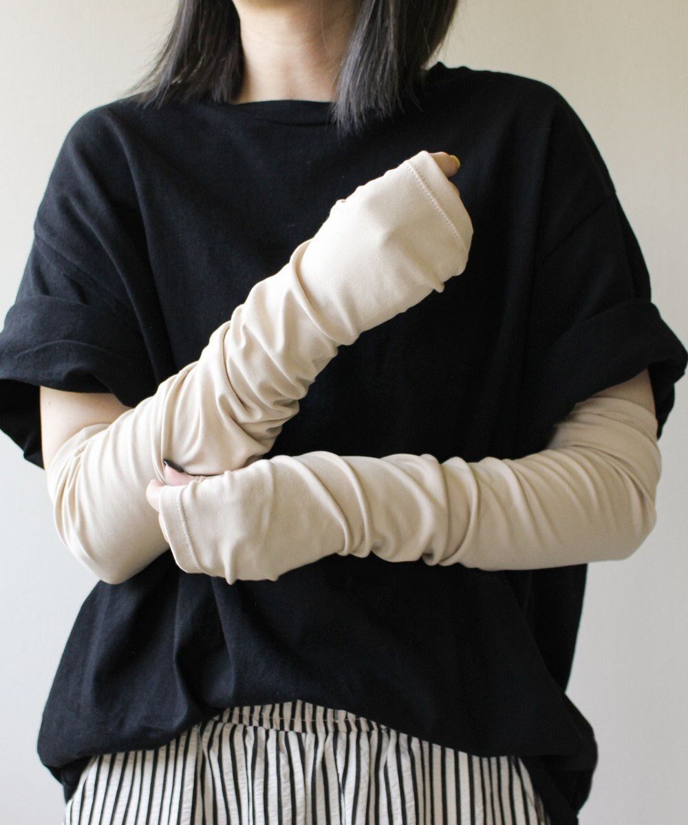 【オルクベット/ORuKuBET】の【WOMEN】ORGANIC COTTON アームカバー 【 UVカット・オーガニックコットン・日本製 】 インテリア・キッズ・メンズ・レディースファッション・服の通販 founy(ファニー) 　ファッション　Fashion　レディースファッション　Fashion for Women　手袋　Gloves & Mittens　インド　Indian Textile　オーガニック　Organic Cotton　春　Spring　定番　Standard, Basic Item　なめらか　Smooth, Silky Texture　S/S・春夏　SS, Spring/Summer, Warm Season　おすすめ　Recommended / Our Picks　日本製　Made In Japan　夏　Summer　ベージュ|ID: prp329100004490998 ipo3291000000033577807