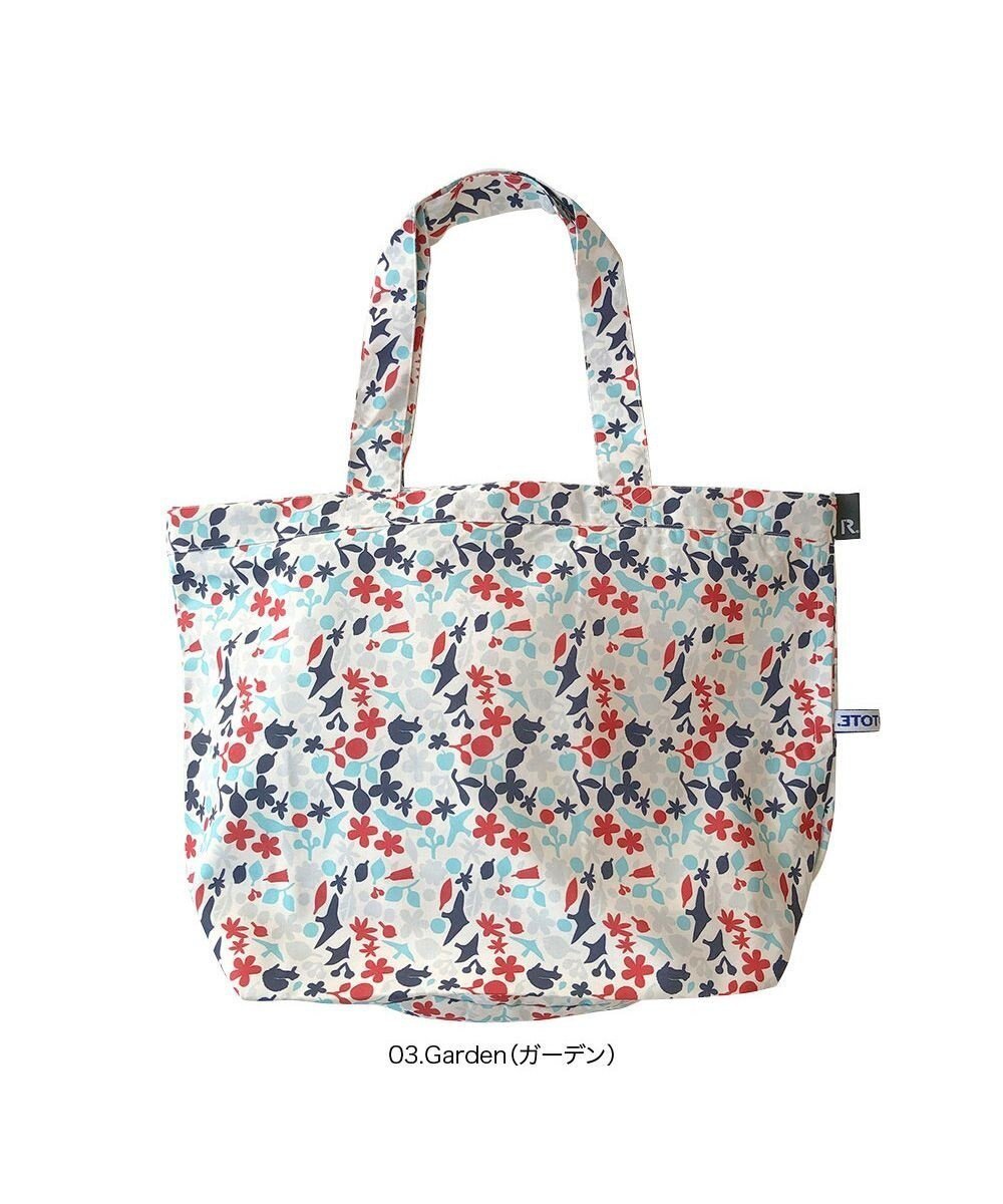 【ルートート/ROOTOTE】の6493【おしゃれエコバッグ】/ PT.ミディアムファスナー.REPET-A インテリア・キッズ・メンズ・レディースファッション・服の通販 founy(ファニー) 　ファッション　Fashion　レディースファッション　WOMEN　バッグ　Bag　洗える　Washable　カメラ　Camera　コンパクト　Compact　スマホ　Smartphone　プリント　Print　ポケット　Pocket　ランダム　Random　再入荷　Restock/Back In Stock/Re Arrival　おすすめ　Recommend　03:ガーデン|ID: prp329100004491048 ipo3291000000031916517
