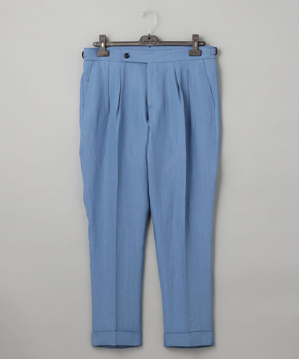 【五大陸/gotairiku / MEN】の麻素材【MADE IN ITALY】BERWICH スラックス(SCOTCH) インテリア・キッズ・メンズ・レディースファッション・服の通販 founy(ファニー) 　ファッション　Fashion　メンズファッション　MEN　ボトムス　Bottoms/Men　イタリア　Italy　クラシカル　Classical　クラシック　Classic　スラックス　Slacks　テーパード　Tapered　ボトム　Bottom　モダン　Modern　リラックス　Relax　人気　Popularity　夏　Summer　春　Spring　S/S・春夏　Ss・Spring/Summer　ブルー系|ID: prp329100004492341 ipo3291000000031672070