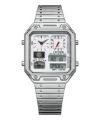 【シチズン/CITIZEN】の【復刻デザイン】1982年の「サーモセンサー」を現代風にリバイバル 温度センサー搭載のコンビネーションウオッチ ホワイト|ID: prp329100004492345 ipo3291000000031672098