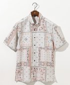 【ジョセフ アブード/JOSEPH ABBOUD / MEN】の【サスティナブル素材】コットンリヨセルリネンバンダナプリント シャツ オレンジ系6|ID: prp329100004492354 ipo3291000000031987937