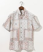 【ジョセフ アブード/JOSEPH ABBOUD / MEN】の【サスティナブル素材】コットンリヨセルリネンバンダナプリント シャツ オレンジ系6|ID: prp329100004492354 ipo3291000000033451163
