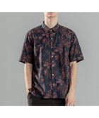【ジョゼフ オム/JOSEPH HOMME / MEN】の新柄【洗える】メキシカントロピカルプリント 半袖レギュラーカラーシャツ ダークブラウン系5|ID: prp329100004492359 ipo3291000000031837116