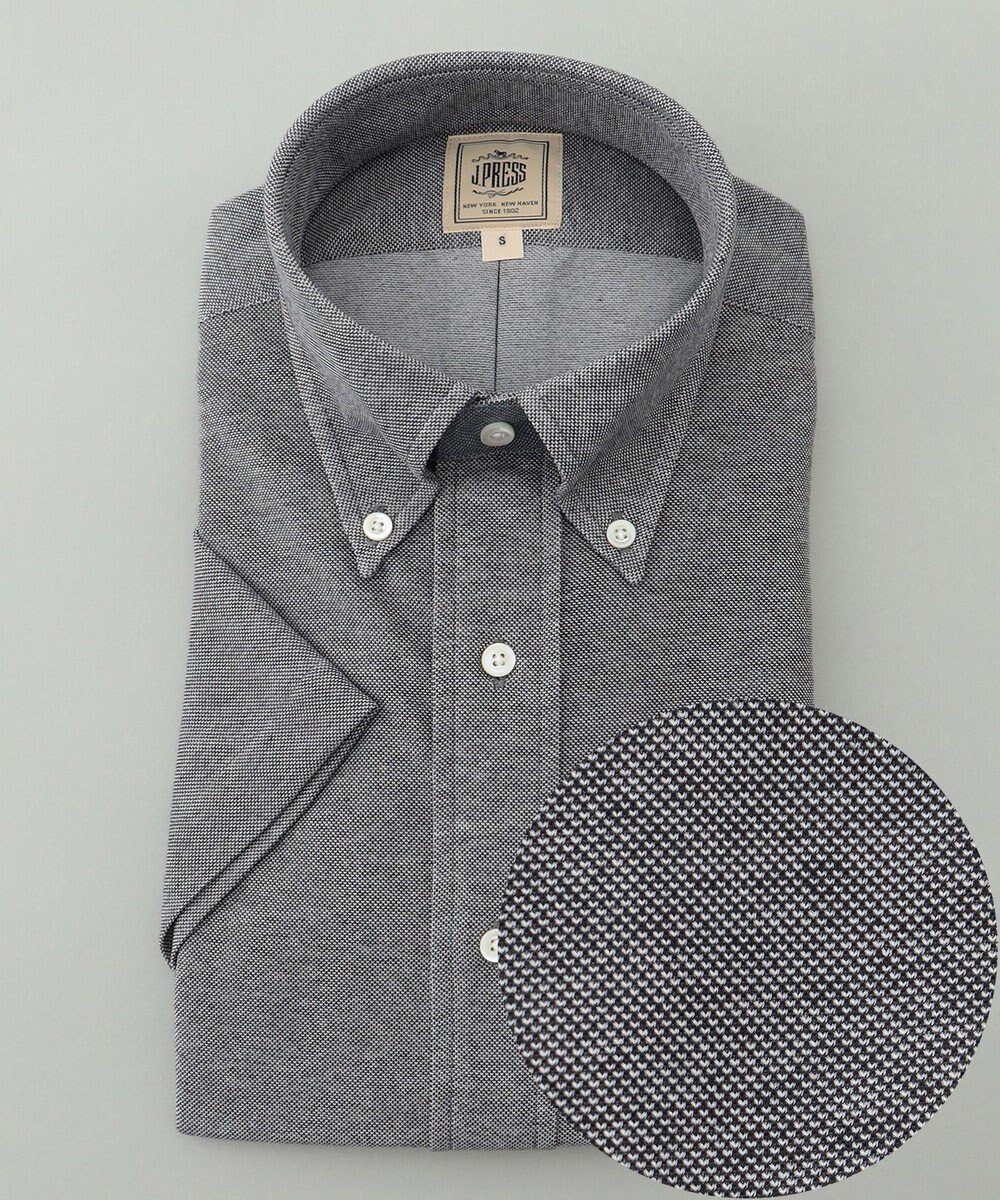 【ジェイ プレス/J.PRESS / MEN】の【夏に嬉しい高機能】カノコインレイパッチポケット シャツ/B.D. インテリア・キッズ・メンズ・レディースファッション・服の通販 founy(ファニー) 　ファッション　Fashion　メンズファッション　MEN　トップス・カットソー　Tops/Tshirt/Men　シャツ　Shirts　インナー　Inner　春　Spring　吸水　Water Absorption　軽量　Lightweight　シンプル　Simple　ジャケット　Jacket　ストレッチ　Stretch　ダウン　Down　ドレス　Dress　バランス　Balance　パッチ　Patch　フィット　Fit　フラップ　Flap　ベーシック　Basic　ポケット　Pocket　ポロシャツ　Polo Shirt　半袖　Short Sleeve　メンズ　Mens　無地　Plain Color　S/S・春夏　Ss・Spring/Summer　夏　Summer　ライトグレー系|ID: prp329100004492360 ipo3291000000032113549